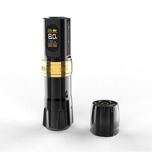Wireless Tattoo Pen direct drive with Coreless Motor, 10500-11500 RPM, RCA Connector Tattoo Supplies
