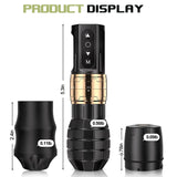Wireless Tattoo Machine Adjustable Stroke 2.2-4.2mm Tattoo Pen Coreless Motor 2000mAh