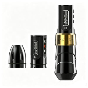 Dual Battery Tattoo Machine MAX Wireless Tattoo Pen, Rotary Tattoo Motor Pen for Lining and Shading All-in-One